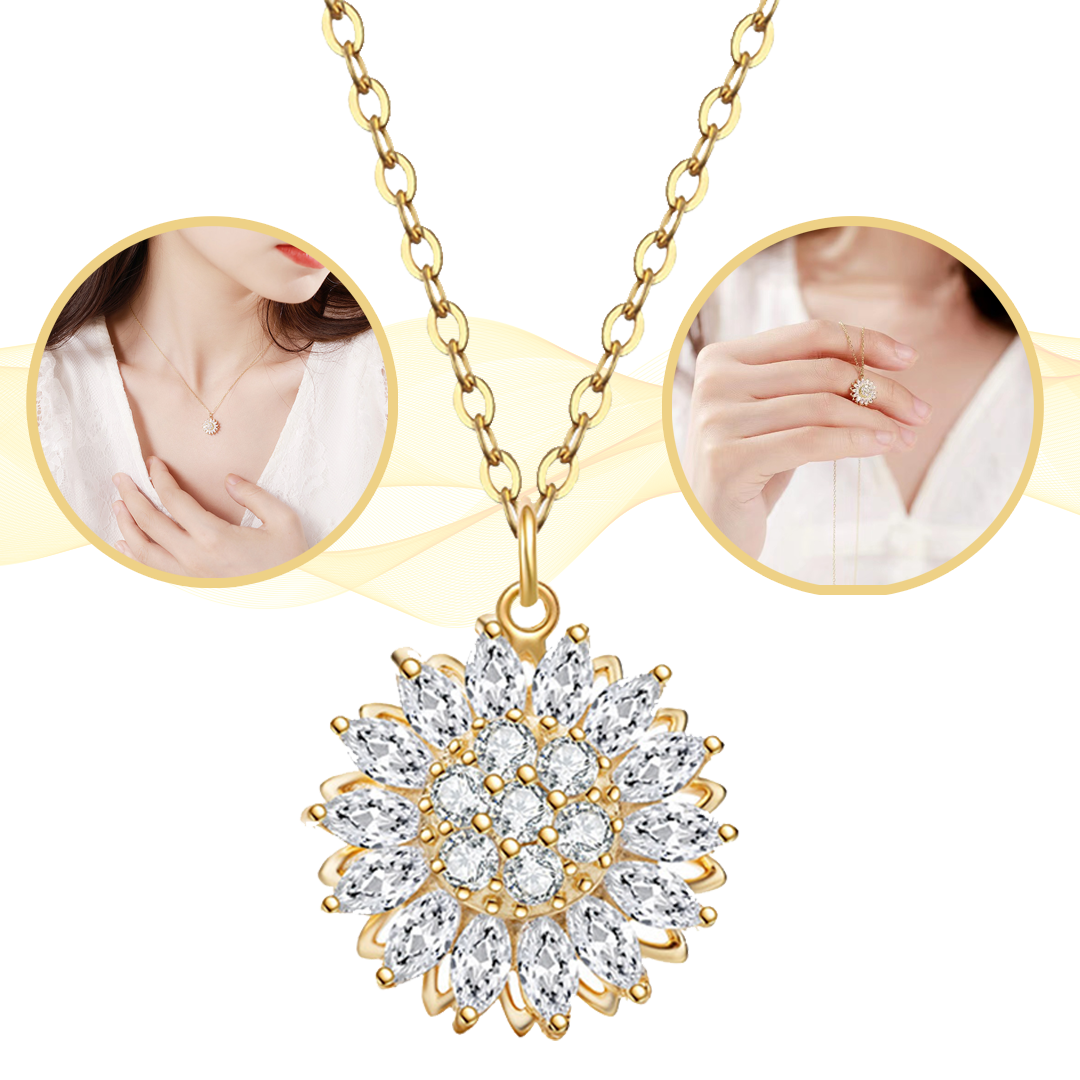Collar Girasol Mágico Antiestrés - Emoción En Movimiento