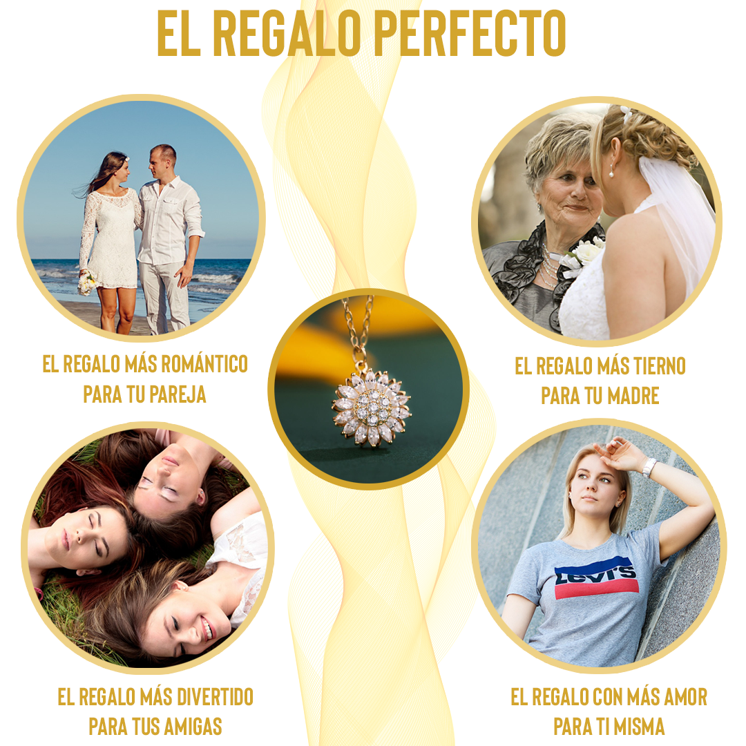 Collar Girasol Mágico Antiestrés - Emoción En Movimiento
