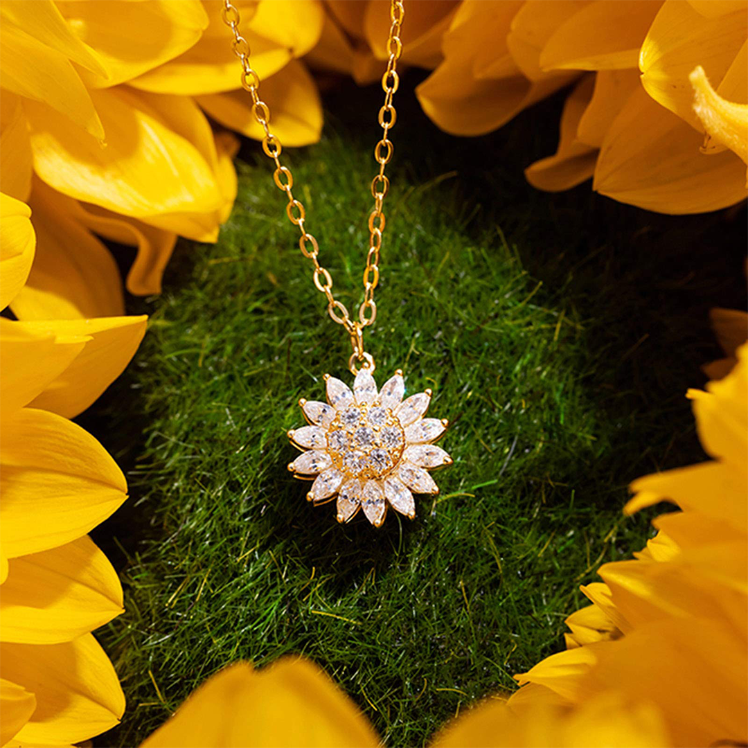 Collar Girasol Mágico Antiestrés - Emoción En Movimiento
