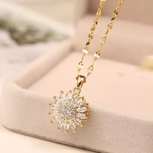 Collar Girasol Mágico Antiestrés - Emoción En Movimiento