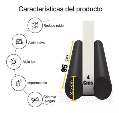 PROMO!  2 en 1: Sellador Aislante para Mayor Protección de la Puerta.