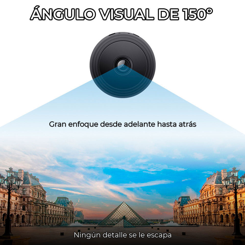SPYGUARDIAN - Mini Cámara WiFi Full HD