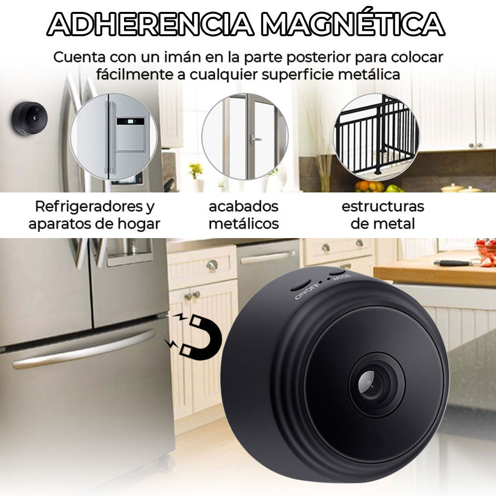 SPYGUARDIAN - Mini Cámara WiFi Full HD